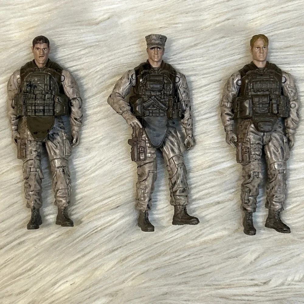 1:18 Blue Box Toys Elite Force Military Action Figures Chap Mei Corps GI Joe Mix